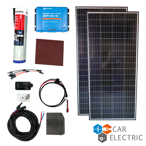 Solaranlageset 2x E835M72 190Wp + Victron Smart Solar 100/30